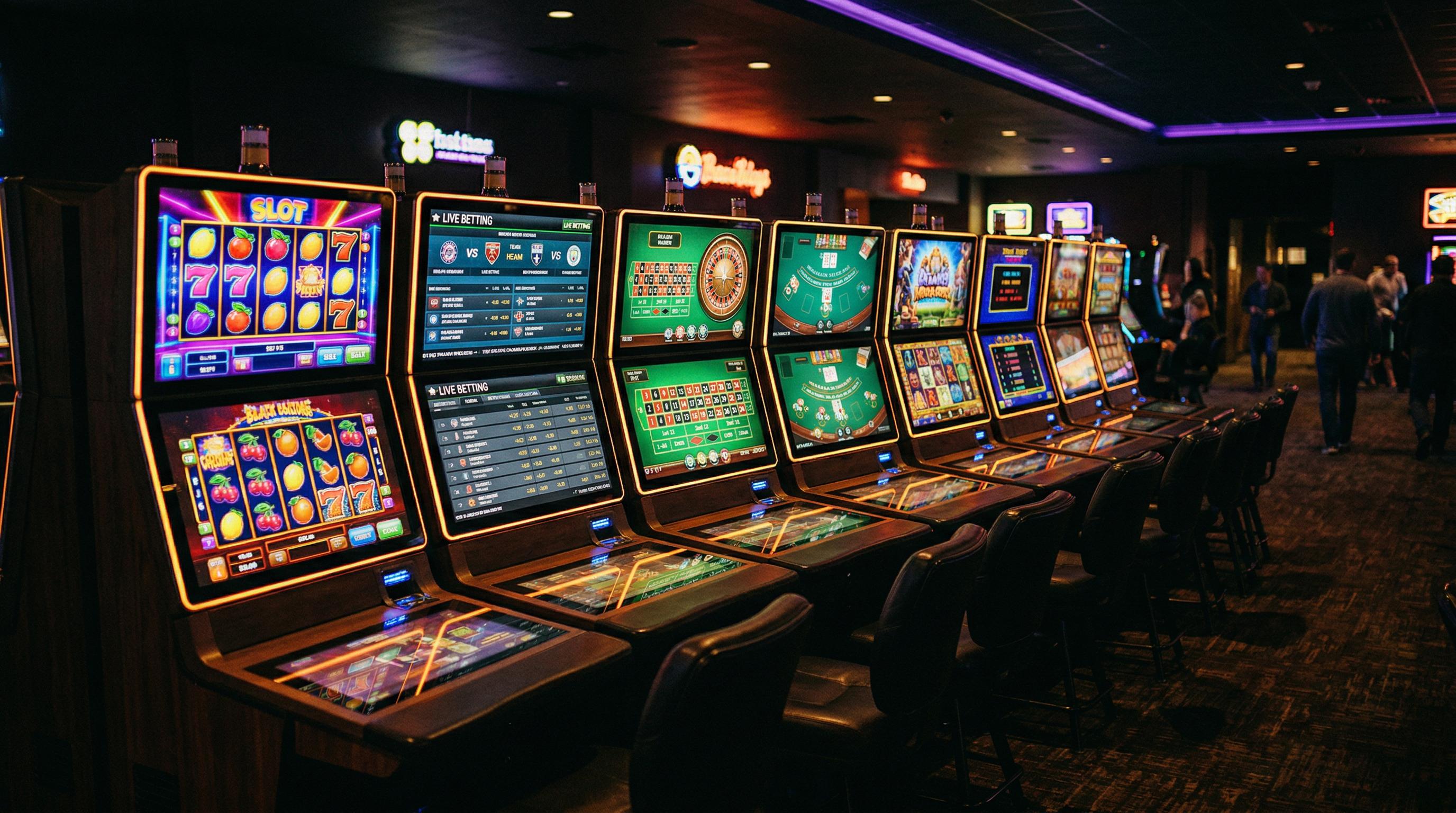 Spieleauswahl auf dem TrySoftly Dashboard